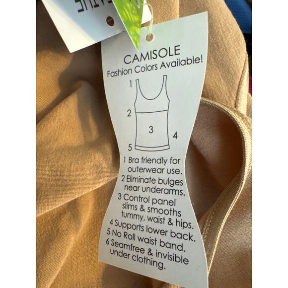 Cosabella Smooth Bamboo Tank Shaper Women's Size Small Nude Breath Camisole NWT - Picture 7 of 8